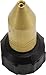 Smith Performance Sprayers 182920 Brass Adjustable Nozzle with Black Poly Threading EPDM for T100ACT Sprayer