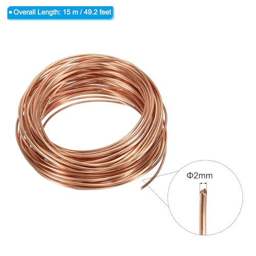 PATIKIL 49 Feet Solid Bare Copper Wire - Image 2