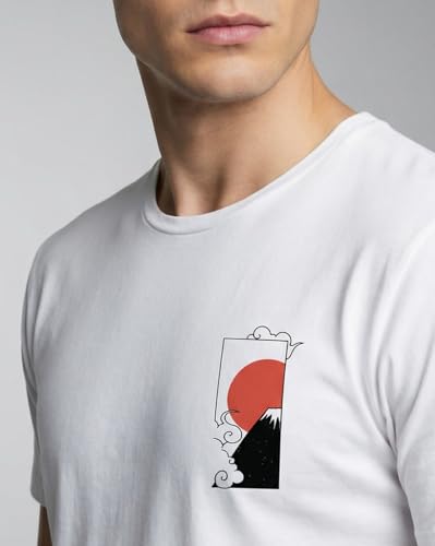 Image of Nobero Men's Oversized Graphic T-Shirt for Men | Soft Cotton | Drop Shoulder Relaxed Fit | Printed Casual Tshirt for Men