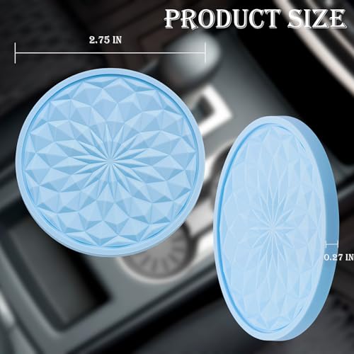 Portavasos de silicona 2 piezas 2.75 pulg para coche miniatura 2