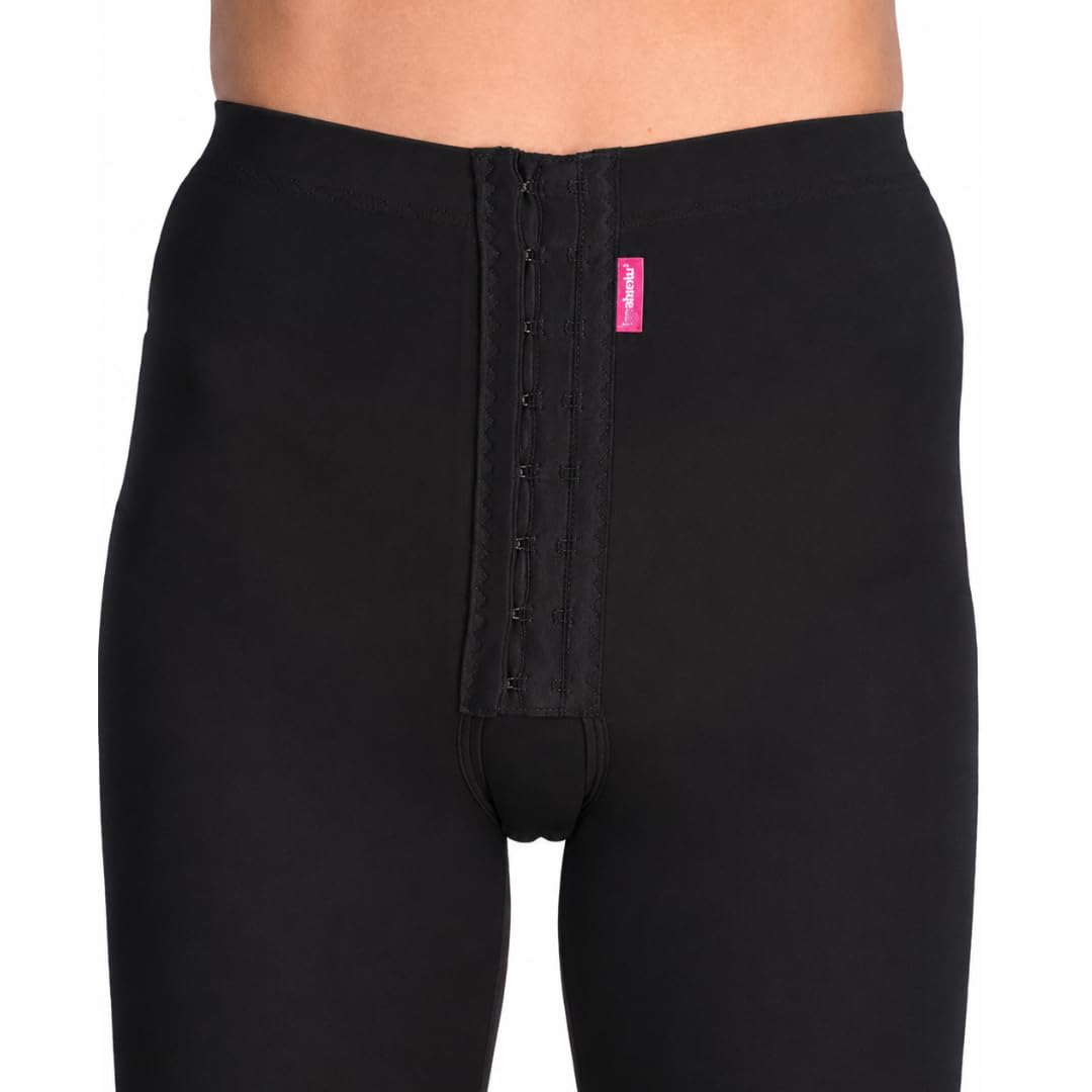 LIPOELASTIC® TF Variant - Guaina di Compressione Post-operatoria (liposuzione Basso Addome, Glutei, Zona pelvica, Fianchi e Cosce) (Nero, M)