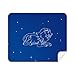Star Universe Leo Constellation Pattern Cleaning Cloth Screen Cleaner 2pcs Suede Fabric
