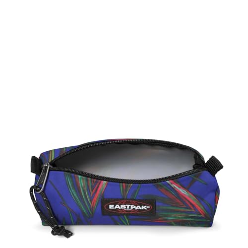 Image of EASTPAK Benchmark Single Pencil Case - Brize Palm Navy (Blue), Brize Palm Navy, Einheitsgrosse, BENCHMARK SINGLE