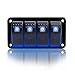KAOLALI Panel de Interruptores Basculantes Interruptor de Palanca ON-OFF IP65 Impermeable 12 V 24 V LED para Campera Furgoneta Caravanas Autocaravanas Barcos (Azul)