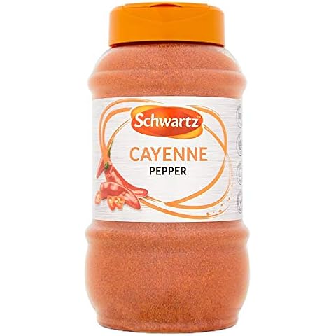 Schwartz Cayenne Pepper, Hot and Fiery Cayenne Chilli Powder for Chilli Con Carne, Curries and Marinade Sauce, Ideal for Taco Seasoning and Fajita Seasoning, 390g Cover