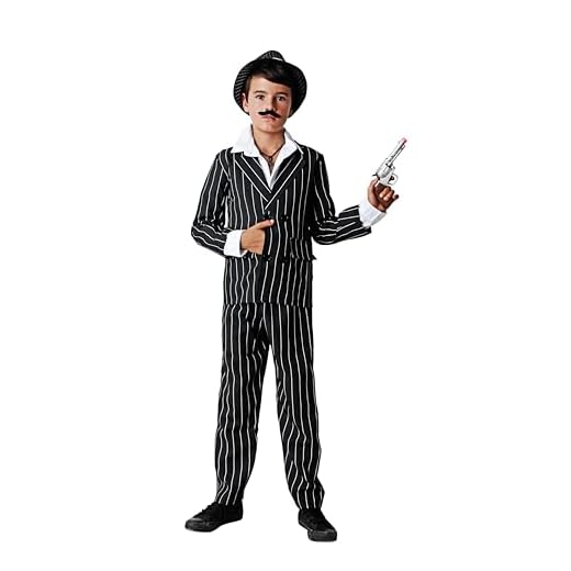 Juguetutto - Disfraz Gángster - Al Capone para niño (5-6 años)
