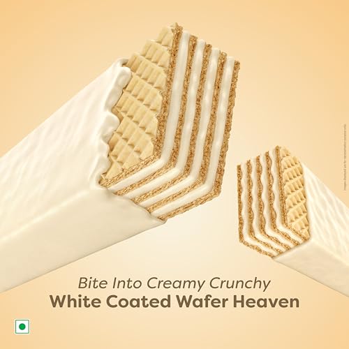Image of LuvIt. Chocwich White Crispy Wafer Chocolates | Crunchy & Delicious | Bars (4 x 400 g)