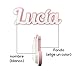 DONLETRA® Nombres Decorativos Personalizados para Pared y Puerta, Nombre Decorativo para Decorar...