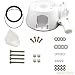 Jabsco 37004-1000, Base Assembly, Marine Head, Toilet Parts