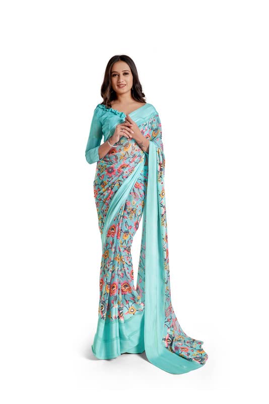 Georgette Printed Saree