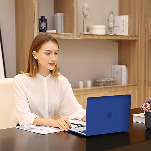 Image of MOSISO Compatible with MacBook Air 13 inch Case M5 2026 M4 2025 M3 M2 2024-2022 A3449 A3240 A3113 A2681, Hard Shell&Keyboard Cover&Screen Film&Type C for MacBook Air 13.6 inch Case, Royal Blue