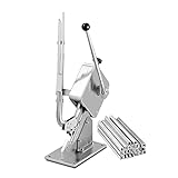 CIRONI Sausage Clipper Clipping Machine, U-Shape Manual Sausage Clipper with 4000pcs Maker Tying Machine for Home Supermarkets Bakeries