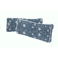 2 Rückenkissen Für Kinderzimmer - Wendekissen 98x40cm Baumwolle