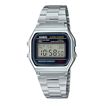 Casio Orologio da Uomo Digitale con Cinturino in Acciaio Inox - A158WEA-1EF