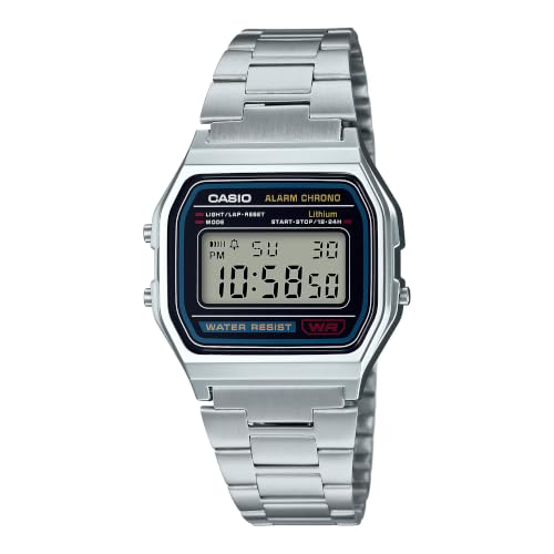 Casio A158WA Series | Unisex Digital Watch | Vintage | WR | 100 SEC Stop Watch | Daily Alarm | Regular Time Keeping: Hour Minute Second PM Date Day | Led Light | 7 Yr Battery product thumbnail 9