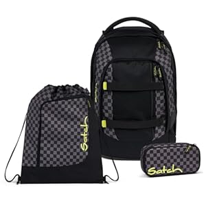 Satch Pack Schulrucksack Set 3tlg