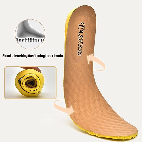 Men's Thick Bottom Slip on Leather Loafer,Hand Stitching Comfort Anti Slip Moccasins Casual Walking Shoes Outdoor Hiking Driving Work Office Dress Men Classic Leisure Sneakers3