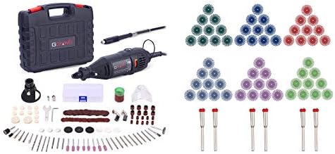 GOXAWEE Rotary Tool Kit with Radial Bristle Disc Bundle