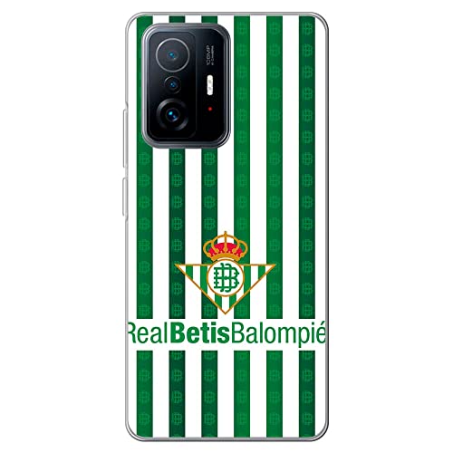 Movilshop Funda para [ Xiaomi 11T 5G - 11T Pro 5G ] Real Betis Balompié [Escudo Clásico Degradado] Licencia Oficial de Silicona Flexible...