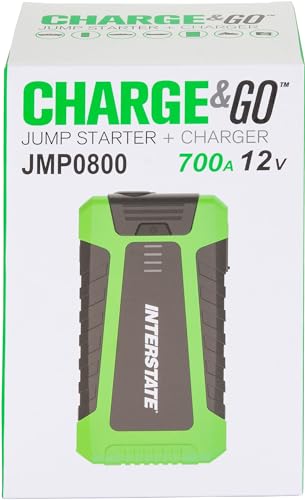 Image of Interstate Batteries 12V Jump Starter & Charger 700A 8000mAh, 8 Ah