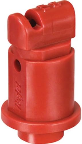 TeeJet TTI11004-VP Turbo TeeJet Induction Spray Tip, 0.18-0.47 GPM, 15-100 psi, Polymer - Red