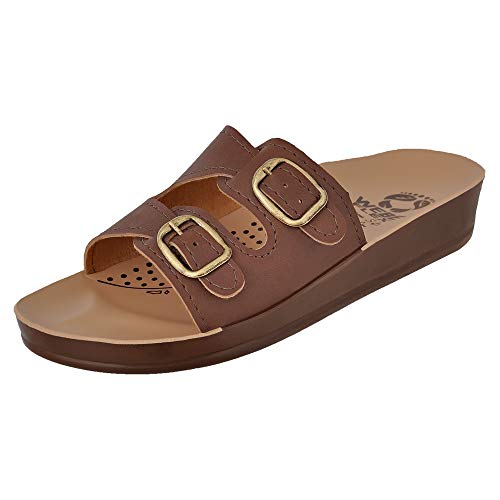 Sandália Anatômica Indicada Esporão 2 Tiras Webeflex - Nb02 - Café (38)