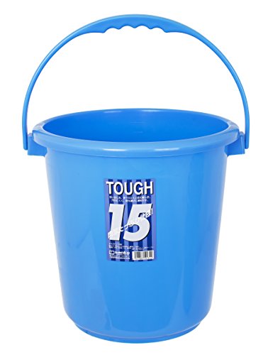サンコープラスチック ニュータフ バケツ 15L ブルー