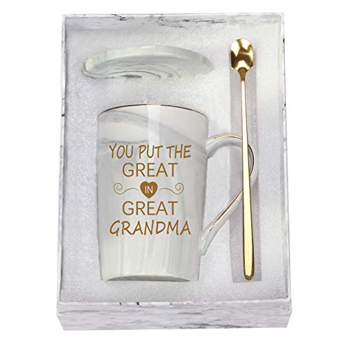 You Put The Great In Great Grandma Mug Great Grandma Gifts Mug Birthday Mothers Day Gifts For Grandma From Grandkids Granddaughter Grandson Grandchild