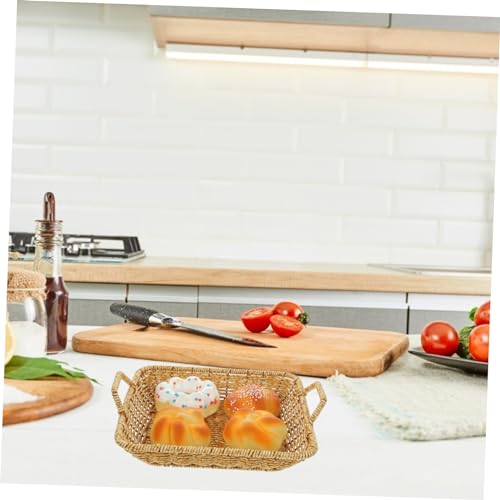 Cesta de almacenamiento tejida lavable para evitar humedad en el pan 5
