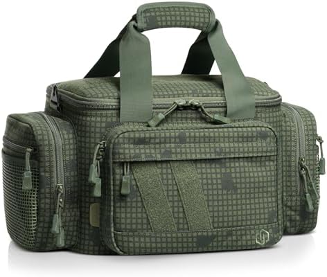 Savior Specialist gun range bag with 3 pistol sleeves and lockable zippers