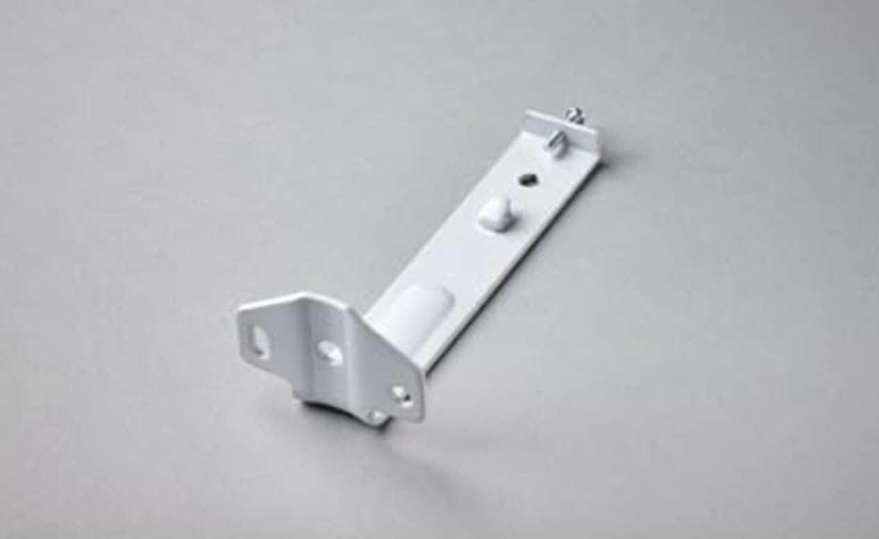 A.W Vertical Blind Longer Extension Face Fix Frame Brackets 75mm/ 95mm For Slimline Headrail, White