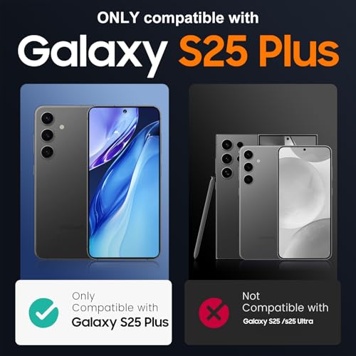 Coque Samsung S25 Plus transparente avec béquille cachée antichoc