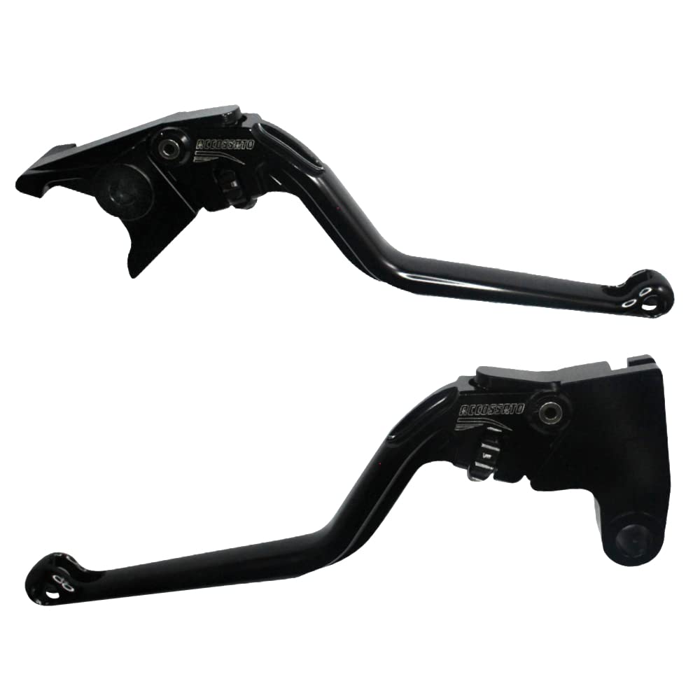Palancas ACCOSSATO Triumph Scrambler de 2006 a 2016 negras en aluminio de alta resistencia CC 865