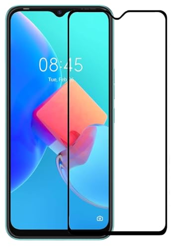 Image of HD Tempered Glass Screen Protector Compatible For Tecno Spark 8i, Spark 8C With Edge To Edge Coverage And Easy Installation Kit