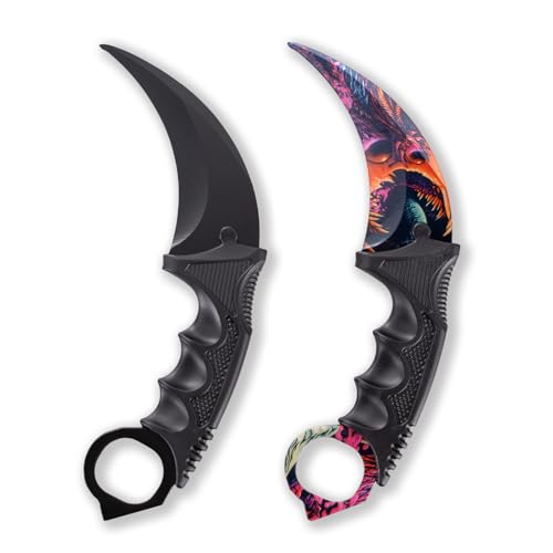 Little World Karambit Trainer Stainless Steel Practice Karambit with Sheath Safe Training Karambit for Beginners 100% Unsharpened Practice Tool