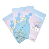 The Crème Shop Cinderella Printed Essence Sheet Mask - Clear As Glass, Paraben-Free, Sulfate-Free & Cruelty-Free Korean Face Mask (Set of 3)