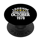 Photo Gallery legends were born in october 1978 popsockets popgrip intercambiabile Photo Gallery legends were born in october 1978 popsockets popgrip intercambiabile