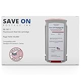 Save On Postage Ink Genuine Compatible Pitney Bowes Postage Machine Ink Cartridge for SendPro SL-787-1 - Red Fluorescent Ink Cartridge - Pitney Bowes Compatible Ink Cartridge - Postage Meter Cartridge