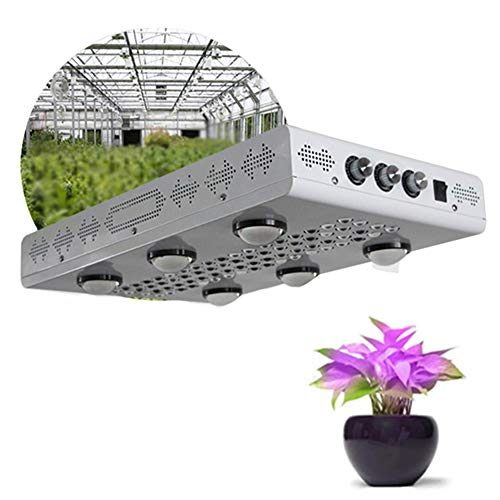 XLQF LED Grow Light, Full Spectrum Plant Light, Remote Control-Series Grow Lamp with Adjustable Rope, for plants grow lighting flowring and vegetable stage