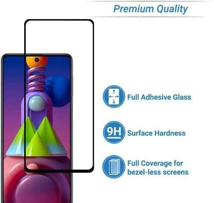 Image of Screen Protector for Samsung Galaxy S21 Plus (Black) Tempered Glass Edge-to-Edge 6D Screen Guard With Installation Kit