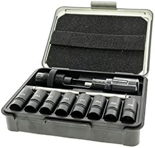 Frankford Arsenal Universal Bullet Seating Die for .224 to .338 Caliber with Micrometer Stem and Storage Case for Reloading, Black
