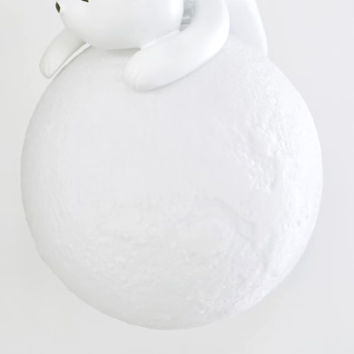 Lámpara Colgante de Luna 3D Con Oso Durmiente - Lámpara de Techo Creativa y Decorativa Para Dormitorio y Habitación de Niños