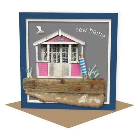 Holy Mackerel Beach Hut Coastal Card Cover