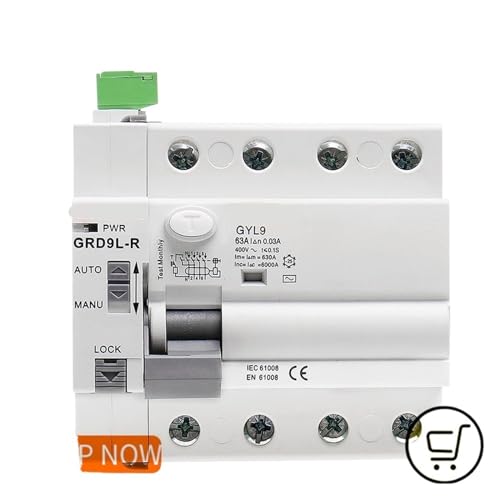 1  GRD9L CeWFg ĕH RS485 RRdT[Lbgu[J[ 4P 40A 63A(R-AC220-AUTO,4P 40A 100mA)