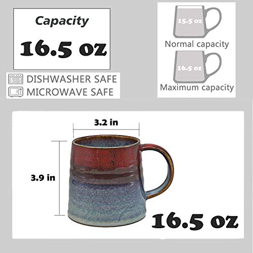 Taza de Cerámica Negra 480 ml Microondas y Lavavajillas miniatura 2