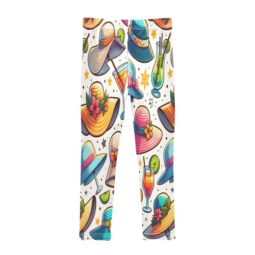 Bolaz Toddler Girls Leggings Printed Yoga Pants Leggings Summer Seamless Pattern for Kids2