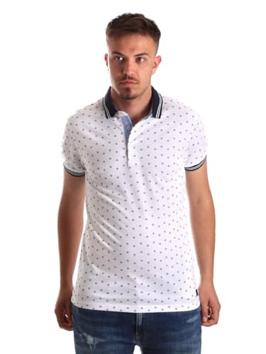 Polo Man Blanc Navigare NV82099 pour vos journées décontractées