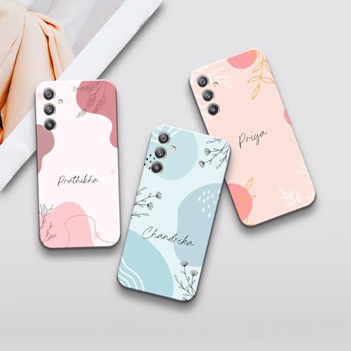 Image of COLORflow Polycarbonate Back Cover Case Compatible With Samsung Galaxy A34 5G | Aesthetic Name Color Customized Back Cover Compatible With Samsung Galaxy A34 5G, Multicolour