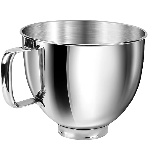 Tazón mezclador GasSaf 5 Quart acero inoxidable miniatura 1