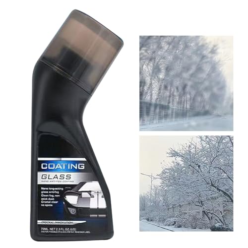 Car Glass Defogging Agente | 90 ml Auto Windshield Waterproof Defogging Agente | Multi-Purpose Waterproof Spray for Small Car, RV, Sedán. Formula y camiones especiales